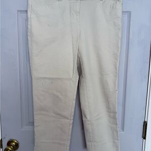 LOFT Cream Trousers